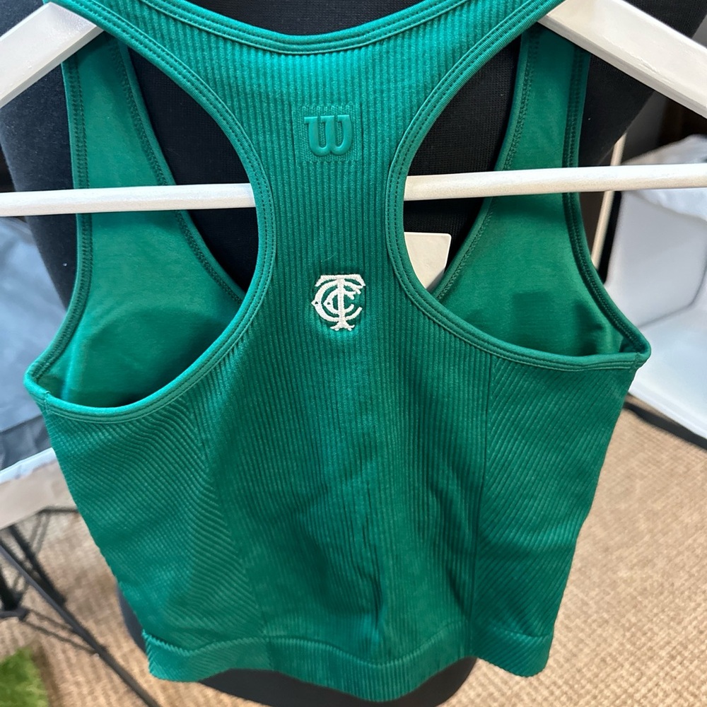 Wilson NWT tennis dress and brami- Sports Bra Bramis black 1XL, 1 green dress L - Picture 6 of 7
